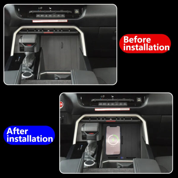 Toyota wireless charger for Tundra 3rd - generation 2020 - 2023