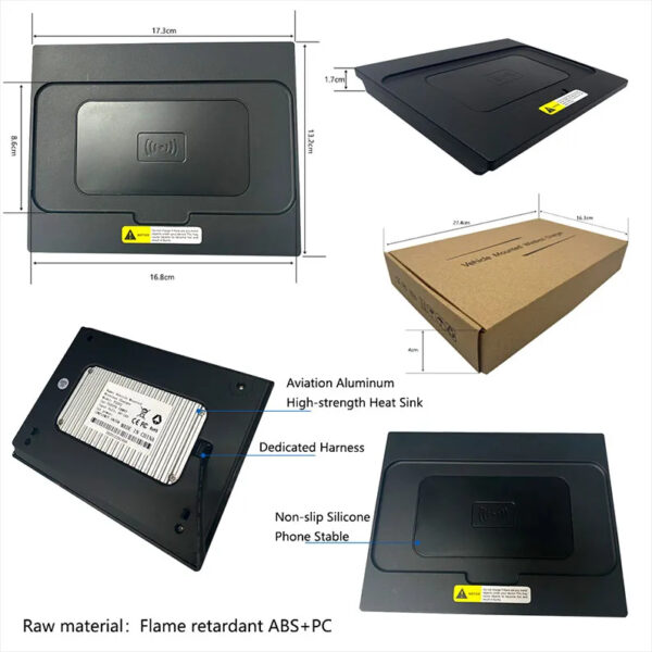 Wireless Car Charging for Toyota Camry 2018 - 2023