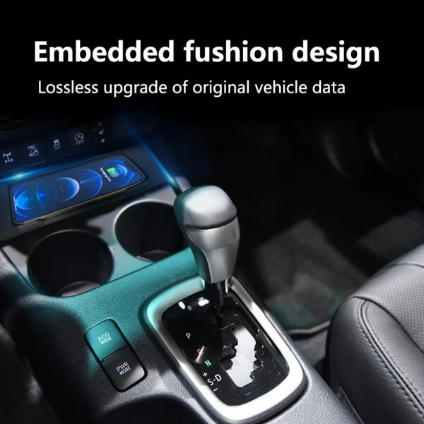 Safety protection of intelligent wireless charger for Toyota Hilux (2016 - 2025)