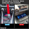 Wireless Car Phone Charger for Toyota RAV4 2020 - 2023